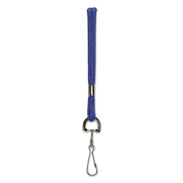SICURIX® Rope Lanyard With Hook, 36", Nylon, Blue freeshipping - TVN Wholesale